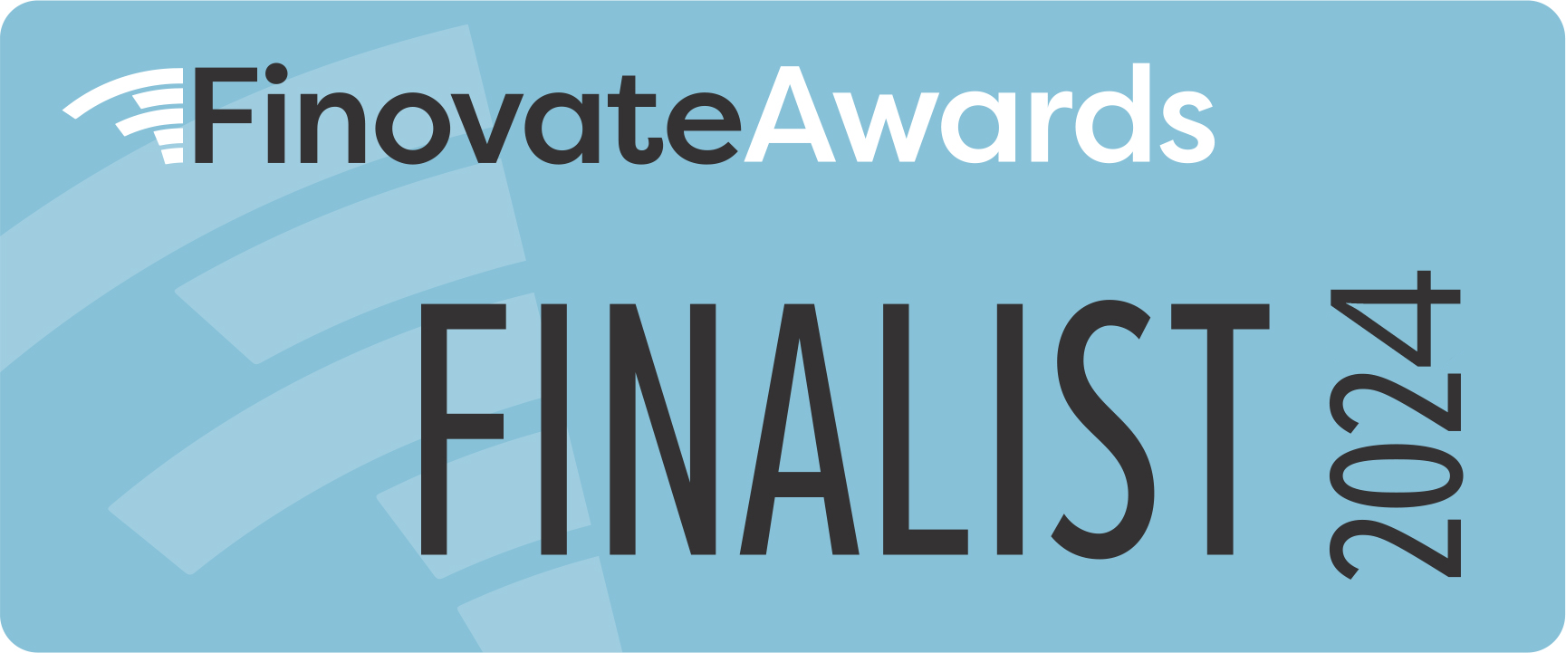 Finovate Award Finalist 2024 badge