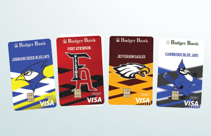 School spirit debit cards