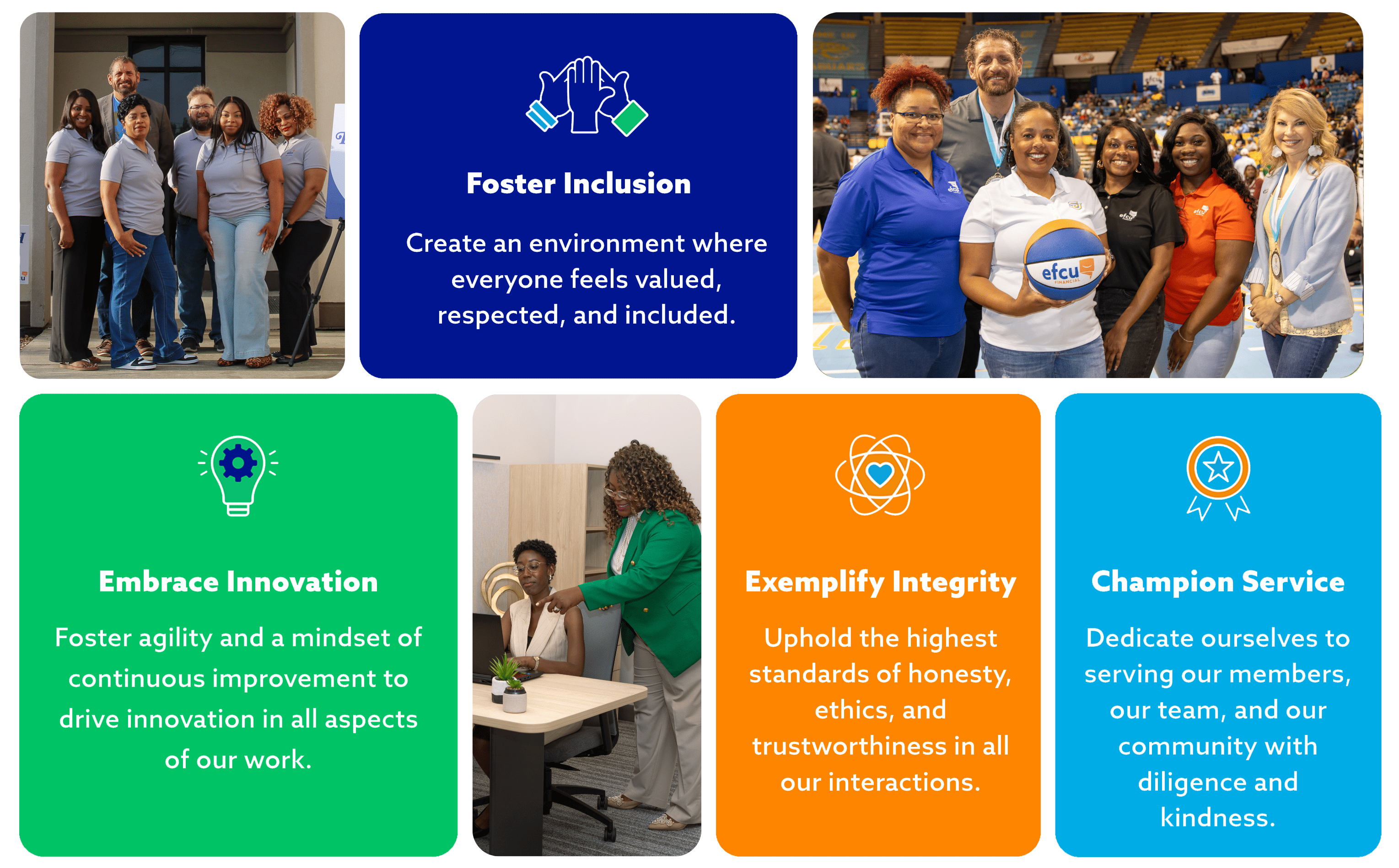EFCU Financial Core Values