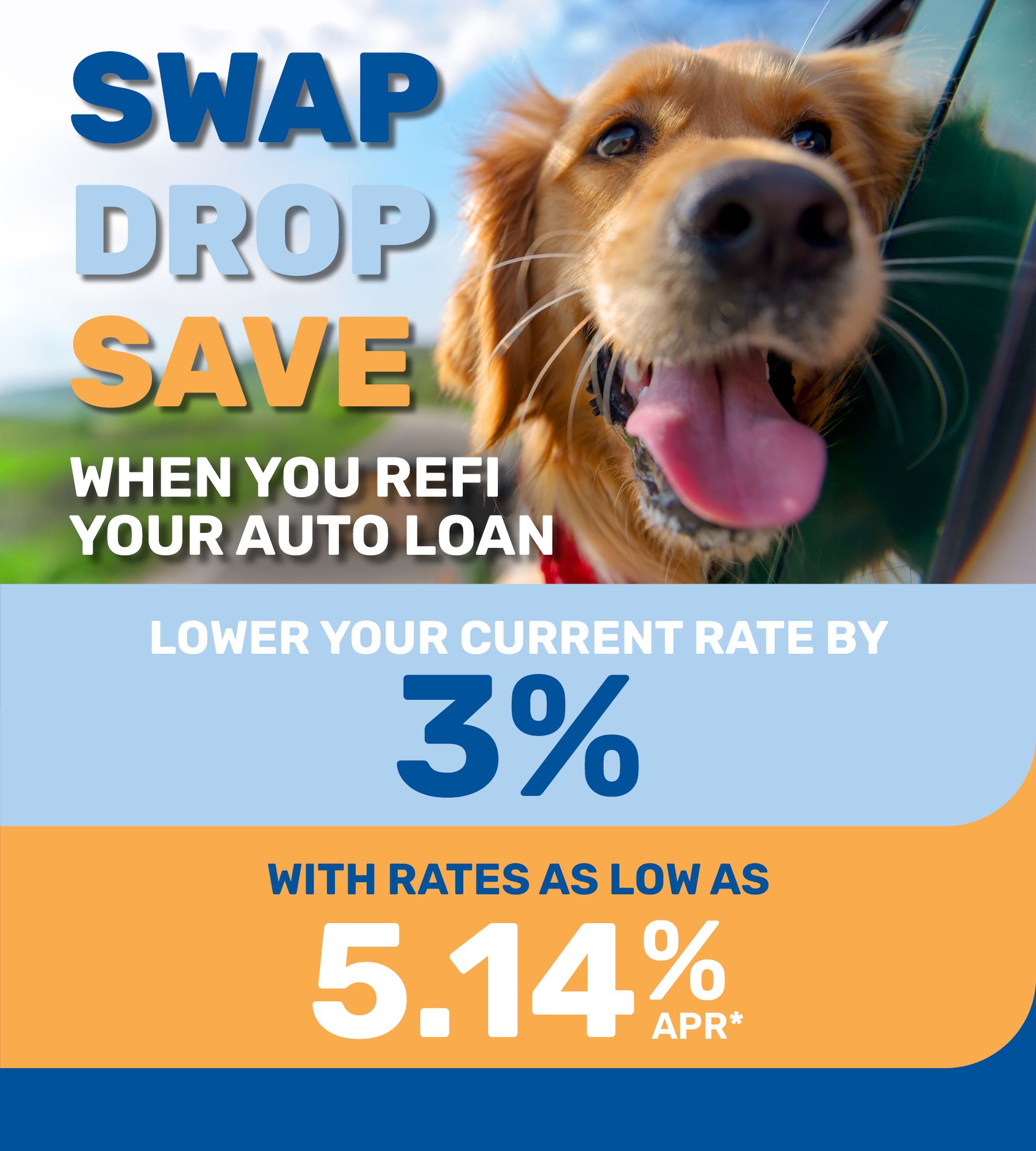 HNCU Swap Drop Save Loan refi special call 303-450-0719 for details.