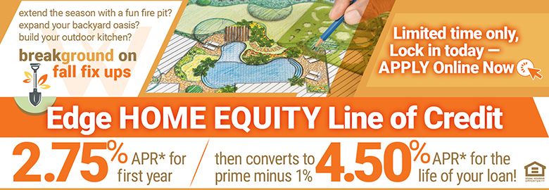 home equity line of credit LIMITED TIME SPECIAL - apply now