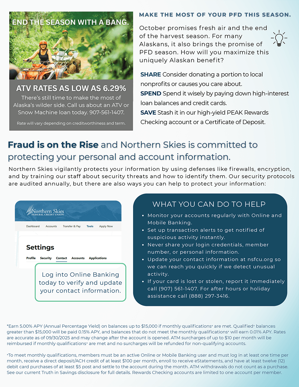 NSFCU Fall 2025 Newsletter Page 3