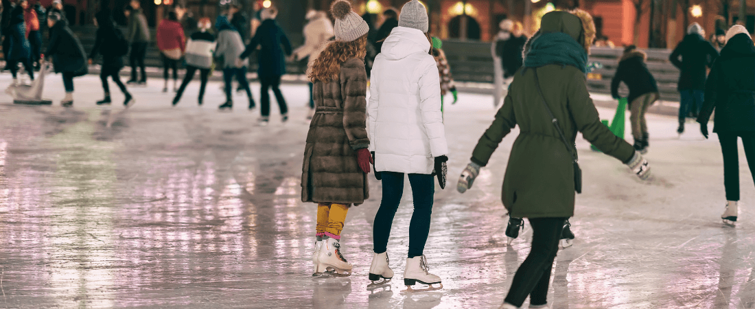 Ice skating