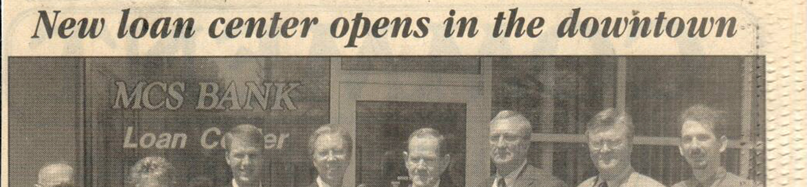 Awards & Milestones MCS Bank Lewistown, Huntingdon, Middleburg