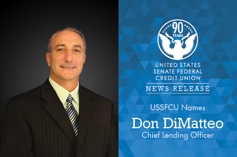 USSFCU Welcomes Don DiMatteo as Chief Lending Officer