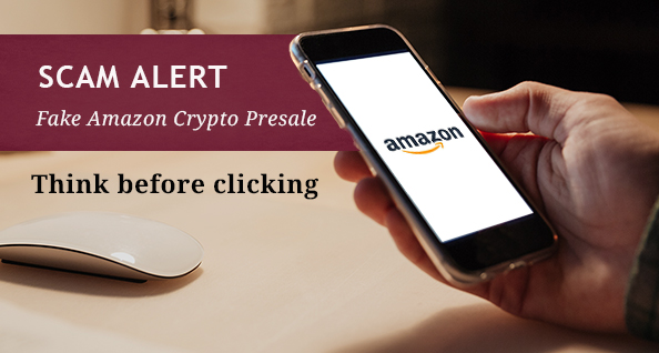 Scam Alert: Fake Amazon Crypto Presale