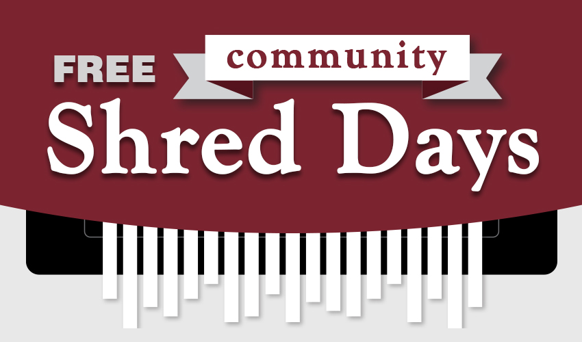 Monson Savings Bank is Hosting Five FREE Community Shred Days