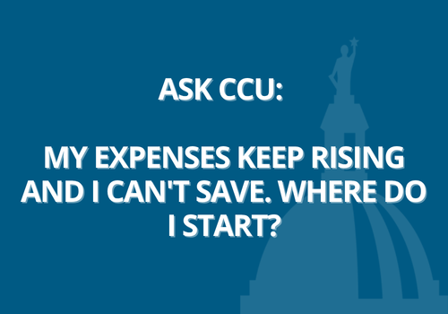 My Expenses Keep Rising and I Can't Save. Where Do I Start?