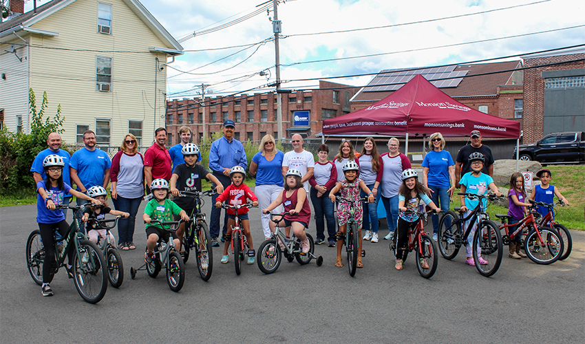 Monson Savings Partners with Quabbin Wire & Cable Co. for Build-a-Bike Event 