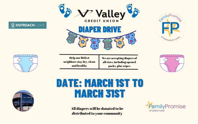 Valley's Diaper Drive is BACK! 
