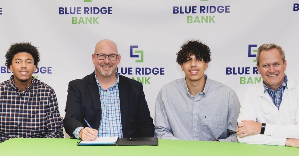 Blue Ridge Bank Partners with UVA Basketball Athletes Beekman and