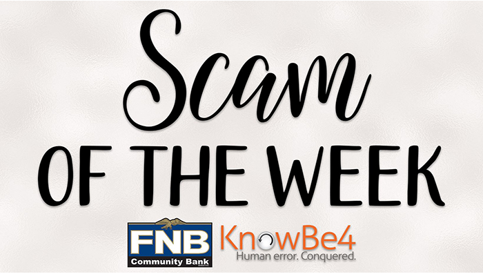 Scam of the Week: March 27th