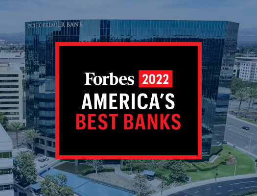 Image of Pacific Premier Bank Ranked as the Third Best Bank in America by Forbes