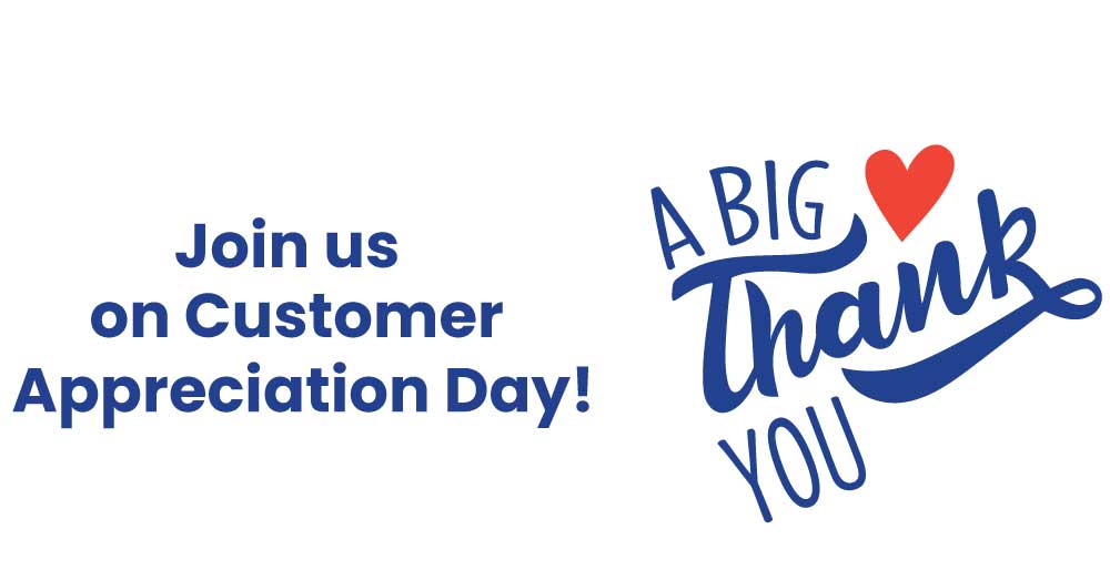 Customer Appreciation Day Coming to All BRB Locations