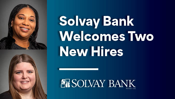 Solvay Bank Welcomes Felecia Mowatt-Drogalis and Jasmin Giguere Solvay Bank Welcomes Felecia Mowatt-Drogalis and Jasmin Giguere