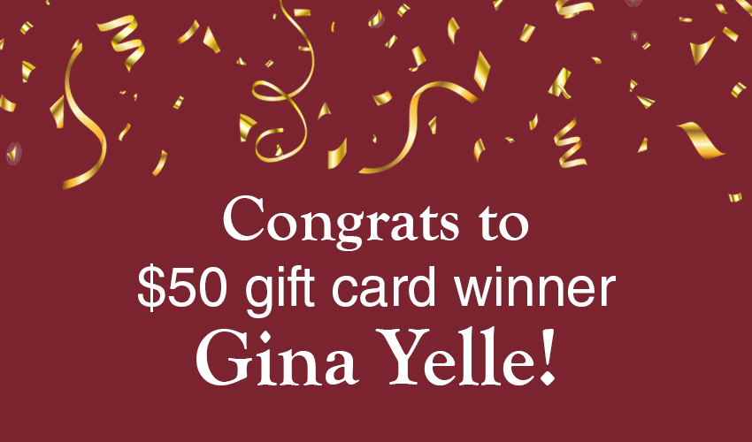 Monson Savings Bank Announces Gina Yelle as the $50 Gift Card Winner to La Fiorentina Pastry Shop