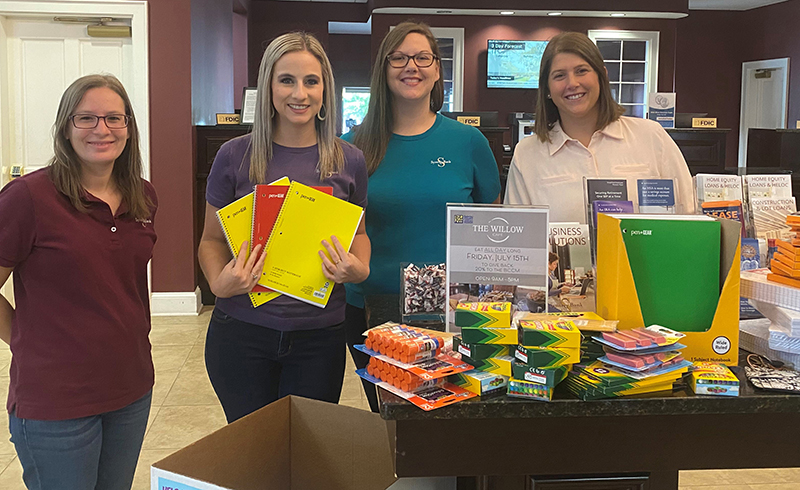 Tabitha Ransome PACK THE BUS | Synergy Bank | Houma, LA - Thibodaux, LA