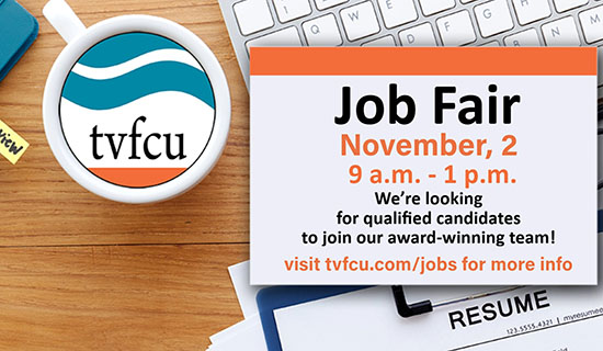 TVFCU to host career fair following workplace-related recognition 