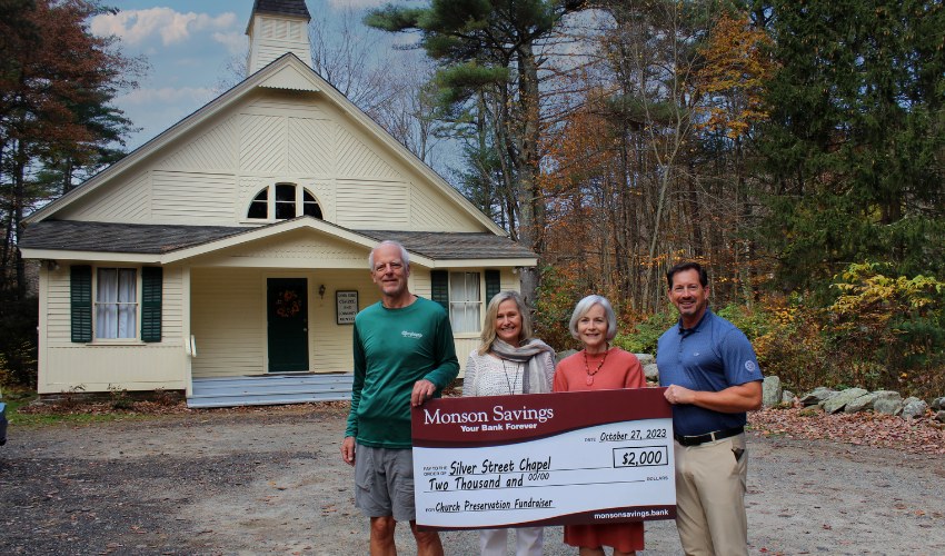 Monson Savings Bank Supports Silver Street Chapel