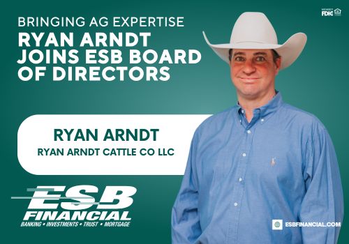 ESB Financial Welcomes New Board Member Ryan Arndt