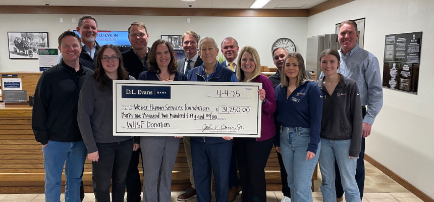 $31,250 Donation to Weber Human Services