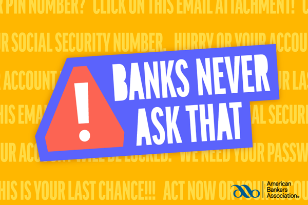 Fidelity Bank Joins ABA and Banks Across U.S. for #BanksNeverAskThat Anti-Phishing Campaign