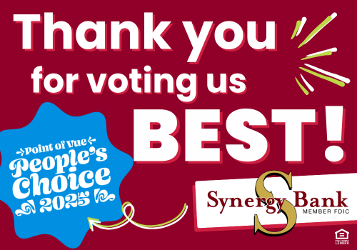 Synergy Voted the Bayou's Best Bank