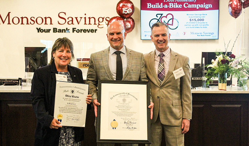 Monson Savings Bank Commemorates Sesquicentennial with 150th Anniversary Reception Event