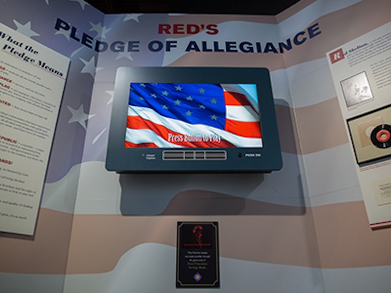 Red Skeleton Pledge of Allegiance Image