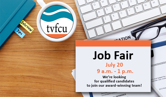 TVFCU to host career fair with entry and experienced positions available in Tennessee and Georgia