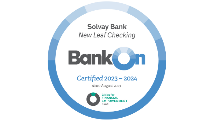 Solvay Bank's New Leaf Checking Receives National Certification