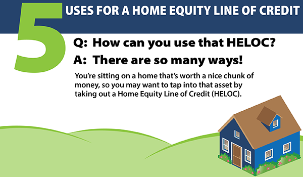 5 Uses for a Home Equity Line of Credit (HELOC)