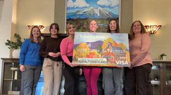 Alpine Bank's Loyalty Debit Card program began in 1997 and is an easy and effective way to give back. <a href="https://www.alpinebank.com/about-us/giving-back/loyalty-debit-card.html">Learn More</a>