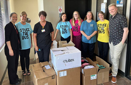 Stuff the Bus: Annual School Supply Drive