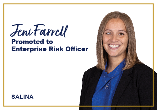 Jeni Farrell Promoted to Enterprise Risk Officer