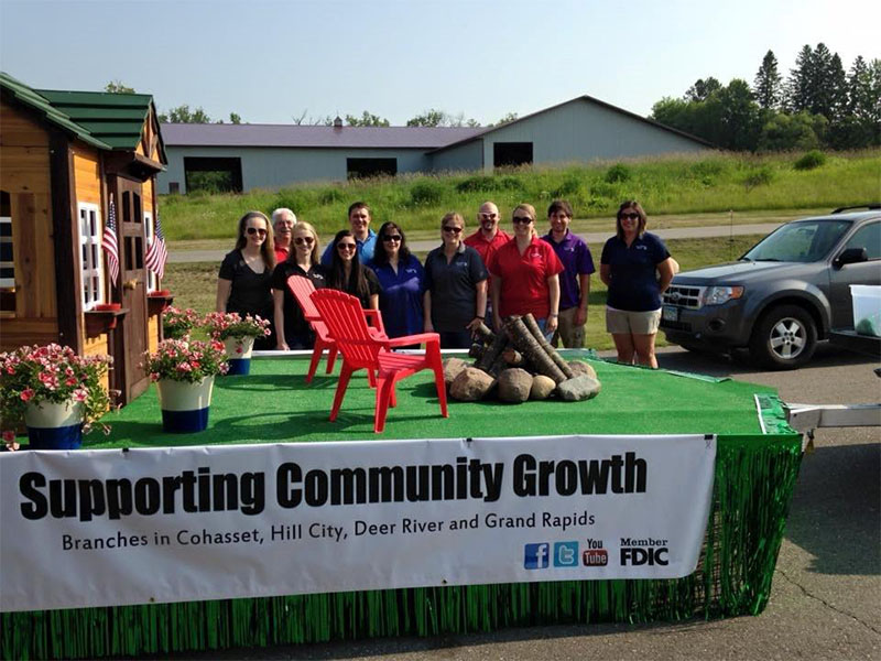 Employees at 4th of July Parade
