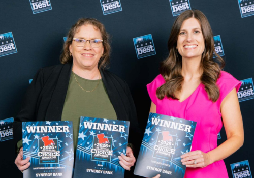 Synergy Bank Named Best Bank