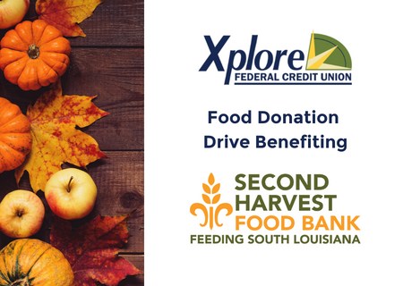 Xplore FCU Hosts Food Donation Drive for Second Harvest Food Bank