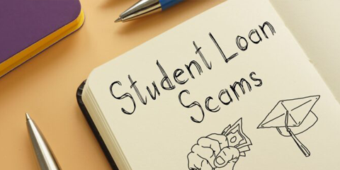 Infographic available on avoiding student loan forgiveness scams