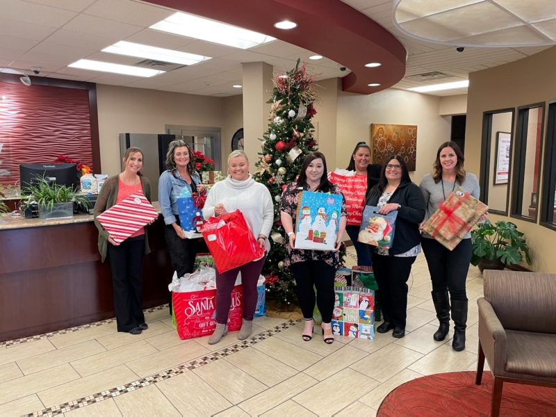 Our staff pulls together each holiday season to collect toys for children in need. It is in our nature to help and give back to those in need in our community. 