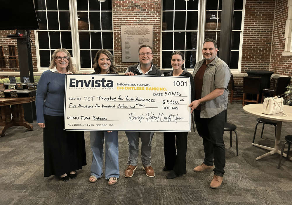 Envista Federal Credit Union Supports Topeka Civic Theatre & Academy's Theatre for Young Audiences Student Matinee Program