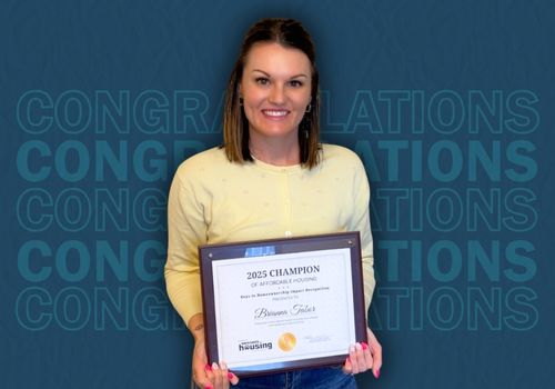 Brianna Tabor Recognized with Statewide Housing Award