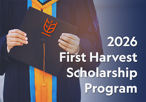 First Harvest Credit Union is Now Accepting Applications for the 2026 First Harvest Scholarship Program