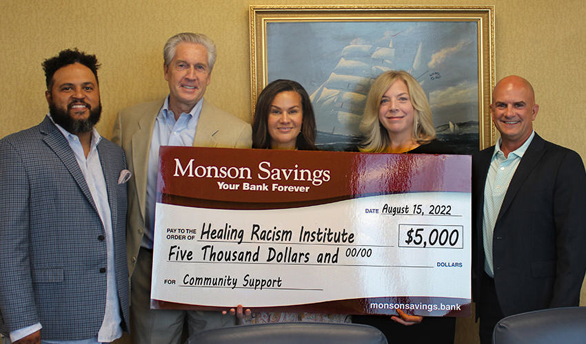 Monson Savings Bank Donates $5,000 to Healing Racism Institute of Pioneer Valley