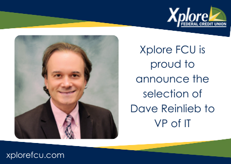 Xplore FCU Hires Dave Reinlieb as VP of IT