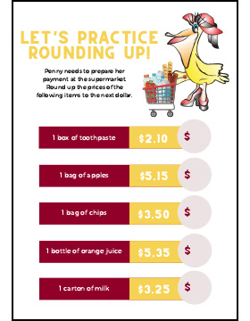 Worksheet - Rounding Up