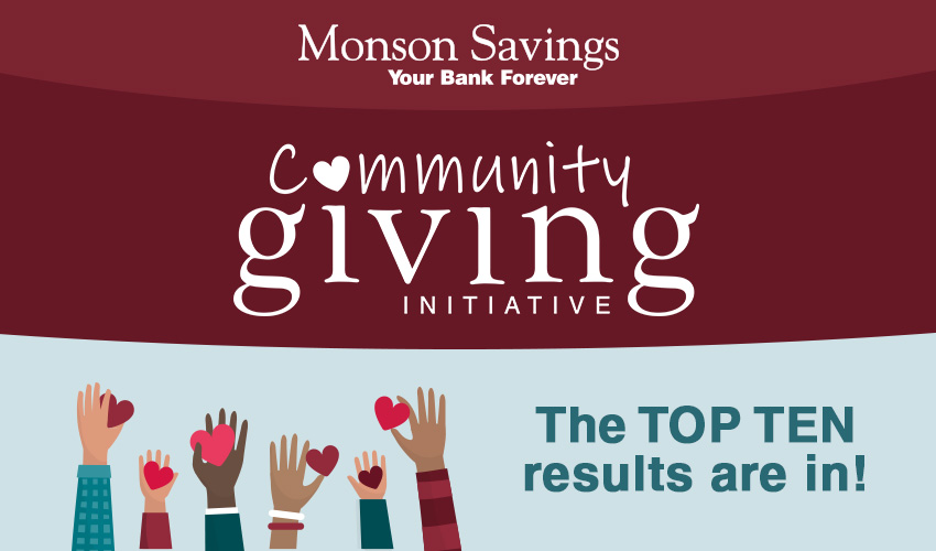 Monson Savings Bank Announces $15,000 in Donations as 2024 Community Giving Initiative Votes are Tallied