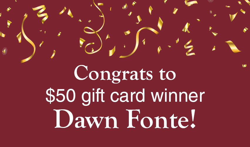 Monson Savings Bank Announces Dawn Fonte as the $50 Gift Card Winner to Pete's Sweets
