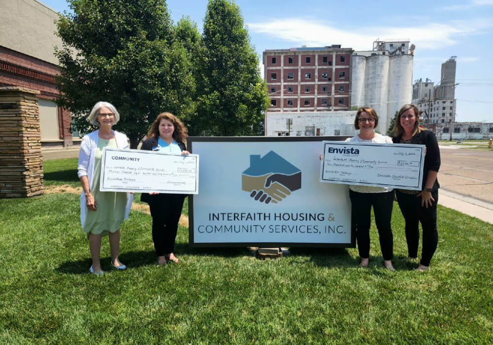 EnvistaCares Challenge Announces Interfaith Housing & Community Services Donation Results