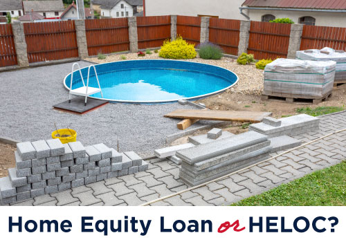 Need a little extra cash for that home makeover or personal project? Home Equity Loan vs Home Equity Line of Credit (HELOC)